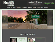 Tablet Screenshot of hometown-realestate.com